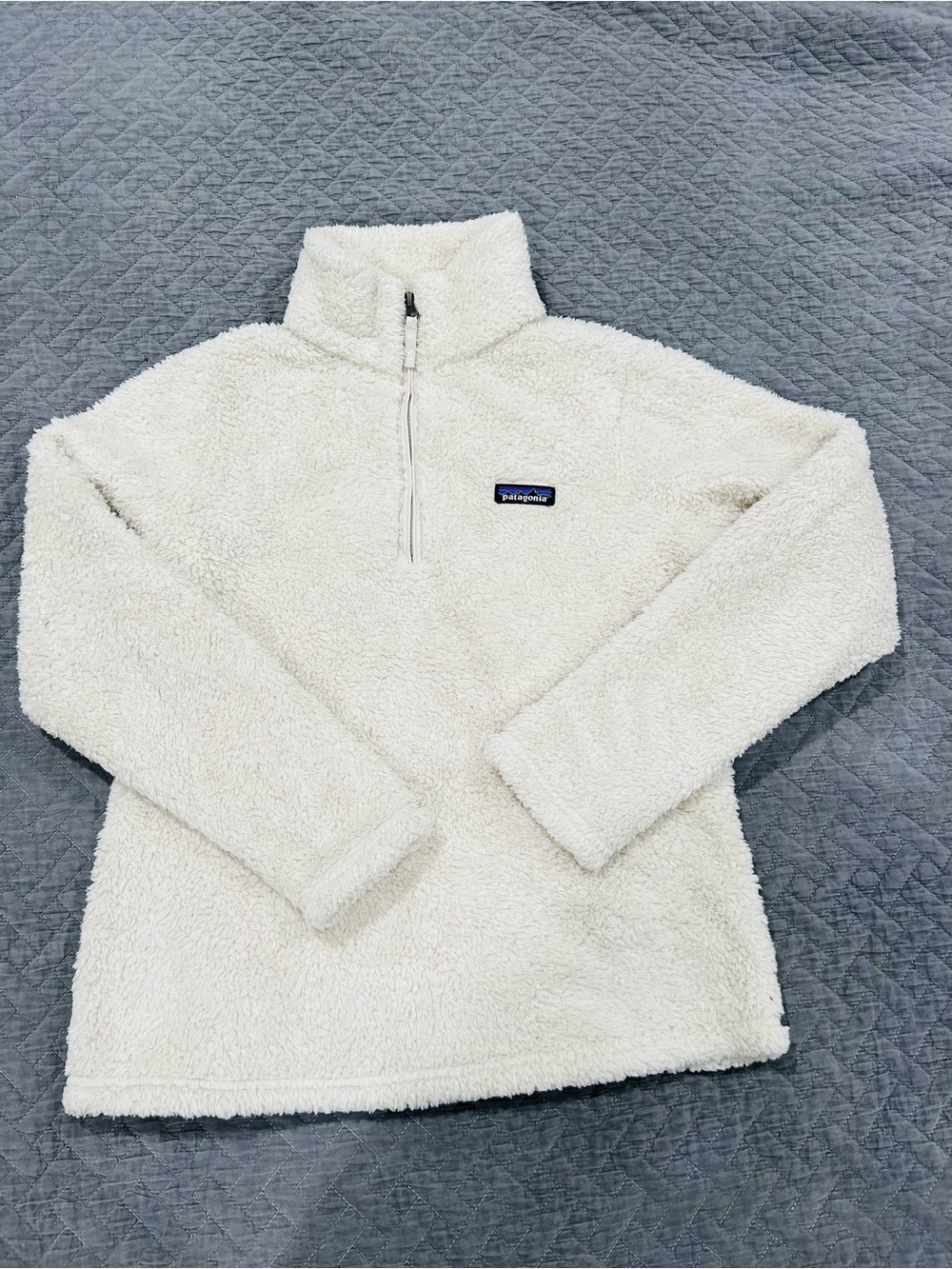 Patagonia Cream Sherpa 1/4-Zip Pullover